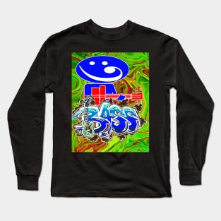 Bass Clef Marble Long Sleeve T-Shirt